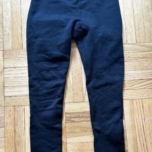 Athleta Black Polar Fleece Leggings for Women, Size M